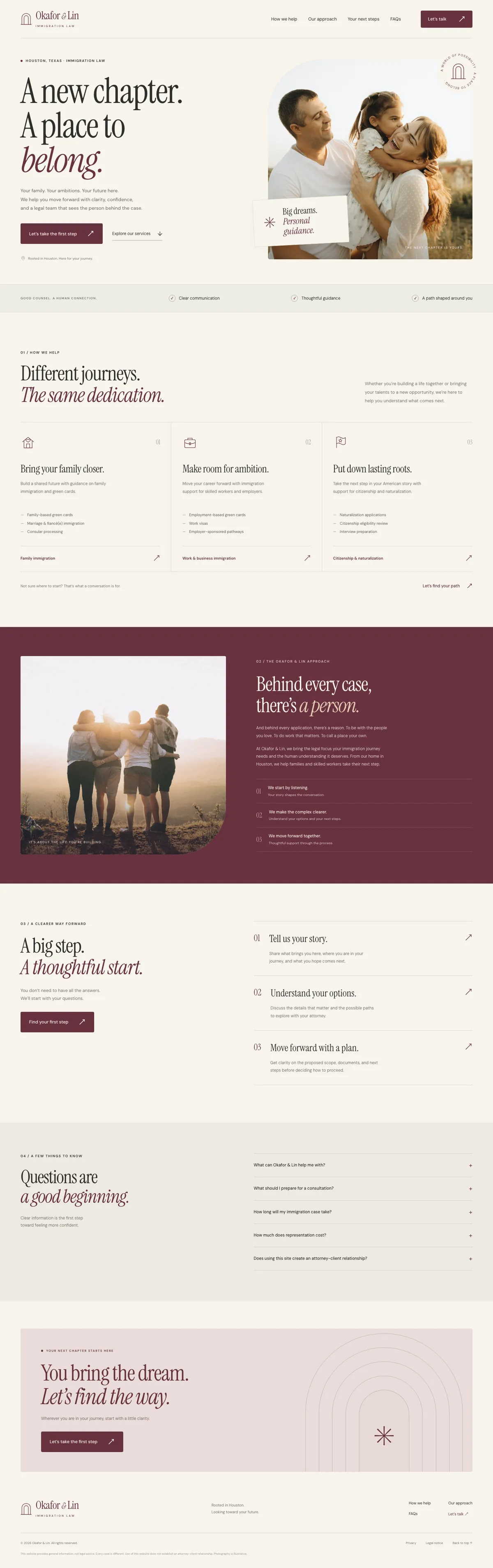 ChatGPT on its own: the homepage it built