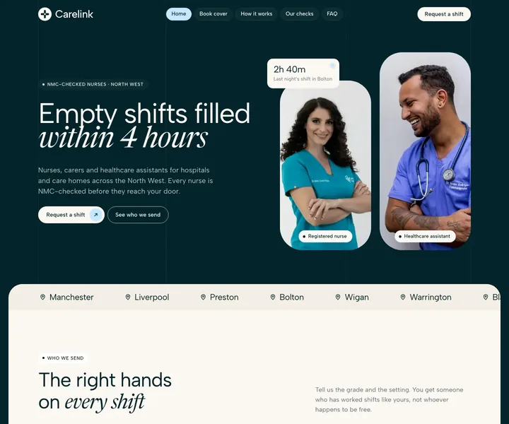 Carelink, made with Tervo